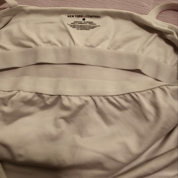 White Cami with built-in bra.  I have two exact ones. - Picture 4 of 4